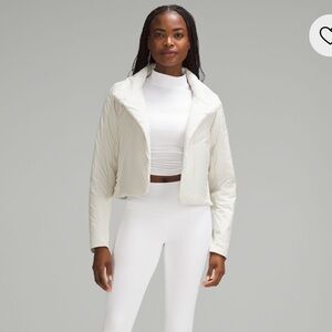 Lululemon Sleek City Jacket size 6 - BONE